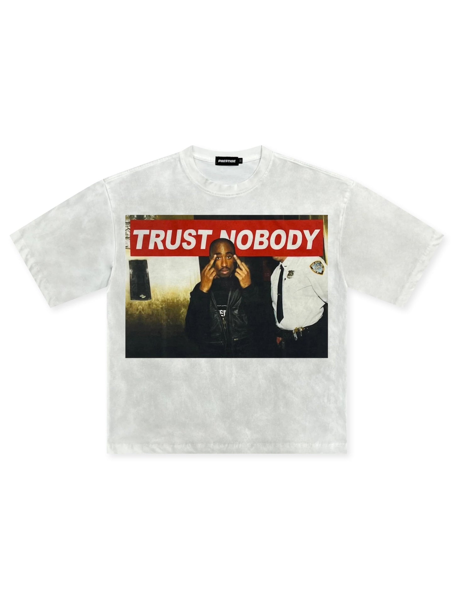 Prestige Trust Nobody Tee - White