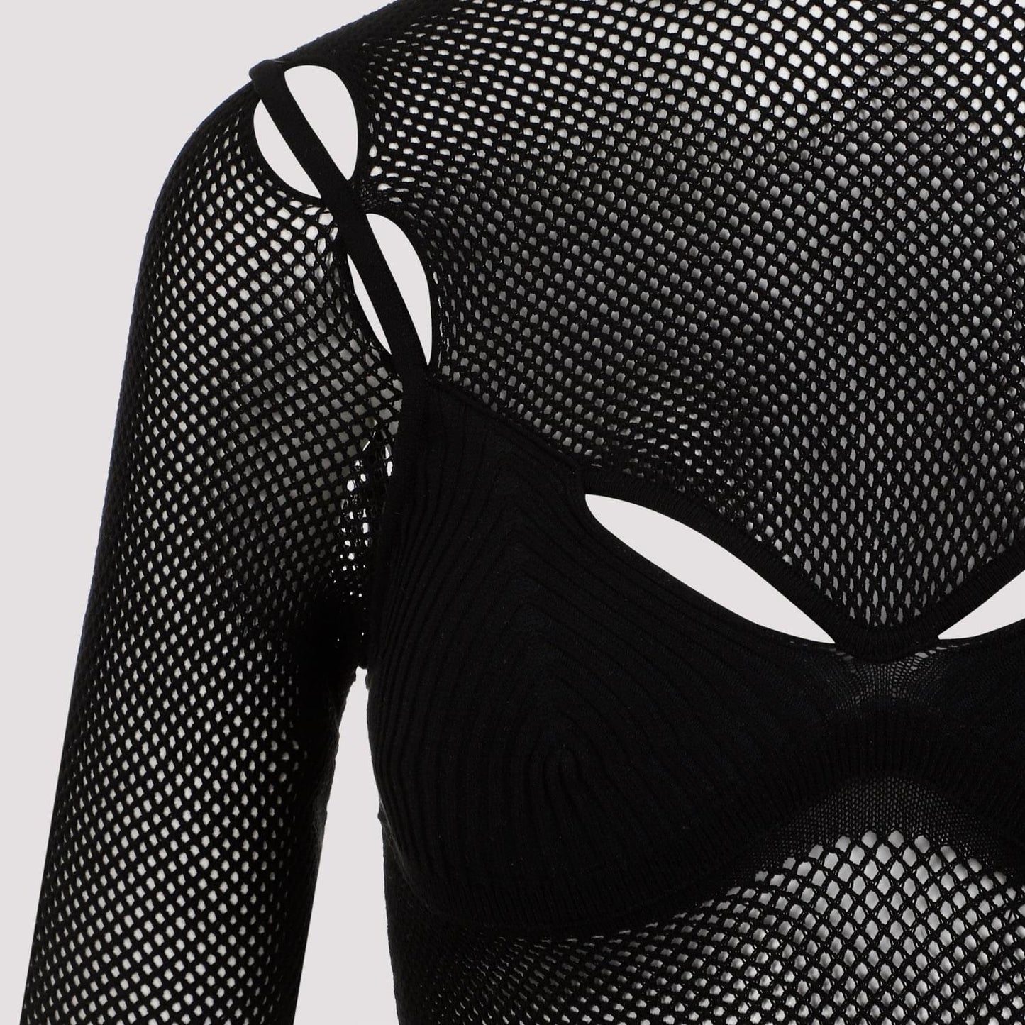 Off White Net Arrow Bralette Top Women