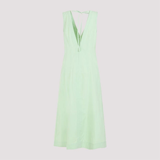 Bottega Veneta Compact Cotton Midi Dress Women