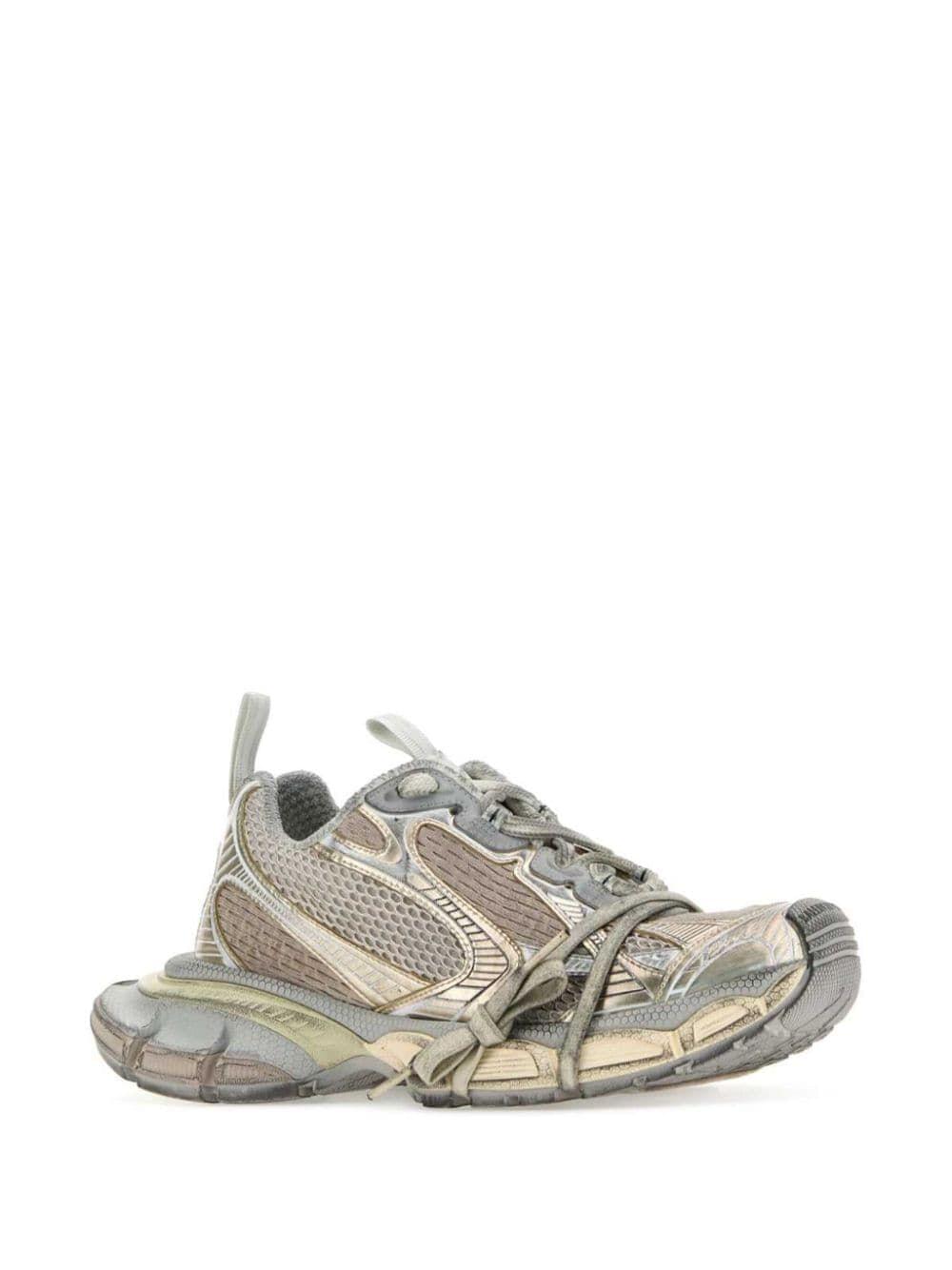 Balenciaga Women 3Xl Worn-Out Effect Mesh Sneakers