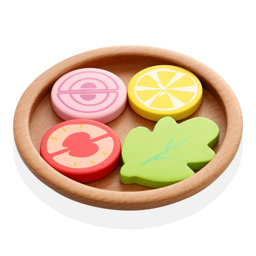 Nesta Toys Kitchen Play Set | Beech Wood Cooking Set