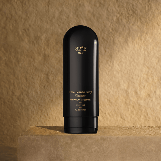 82°E Man By Deepika Padukone The Two-Step Routine Woody Oud Combo