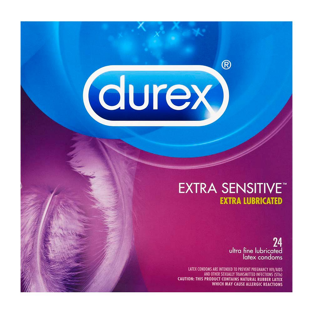 Durex Extra Sensitive Thin Condoms 24Ct