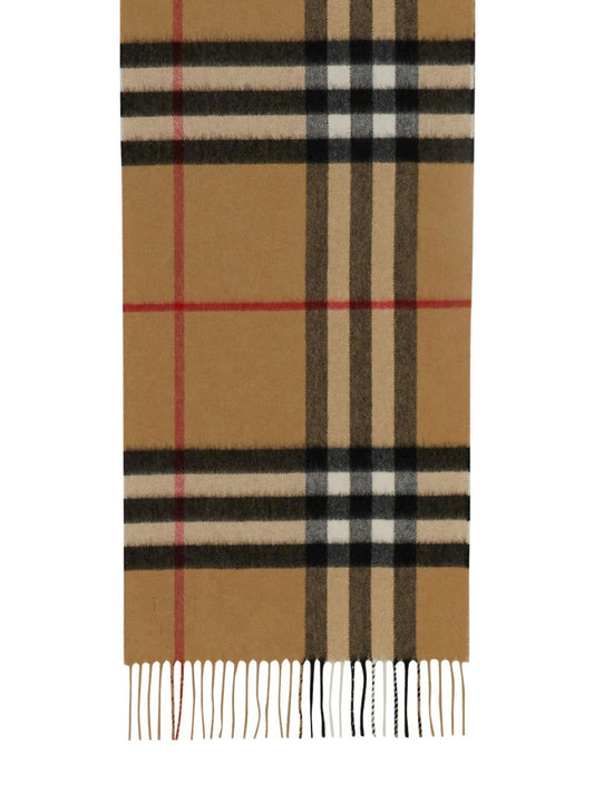 Burberry Men Cashmere Check Scarf