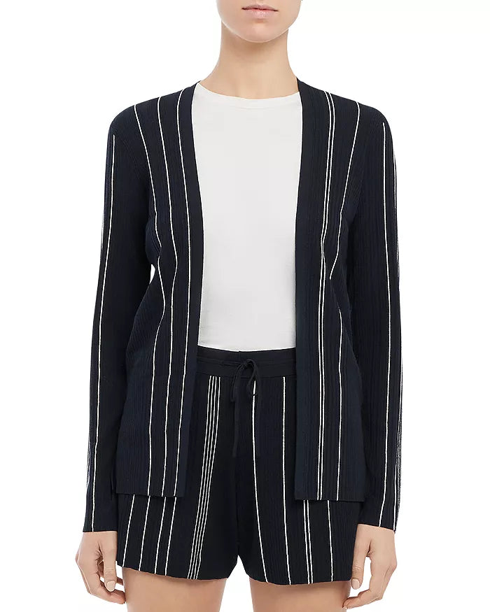 Theory Hankson Striped Cardigan, Size Small