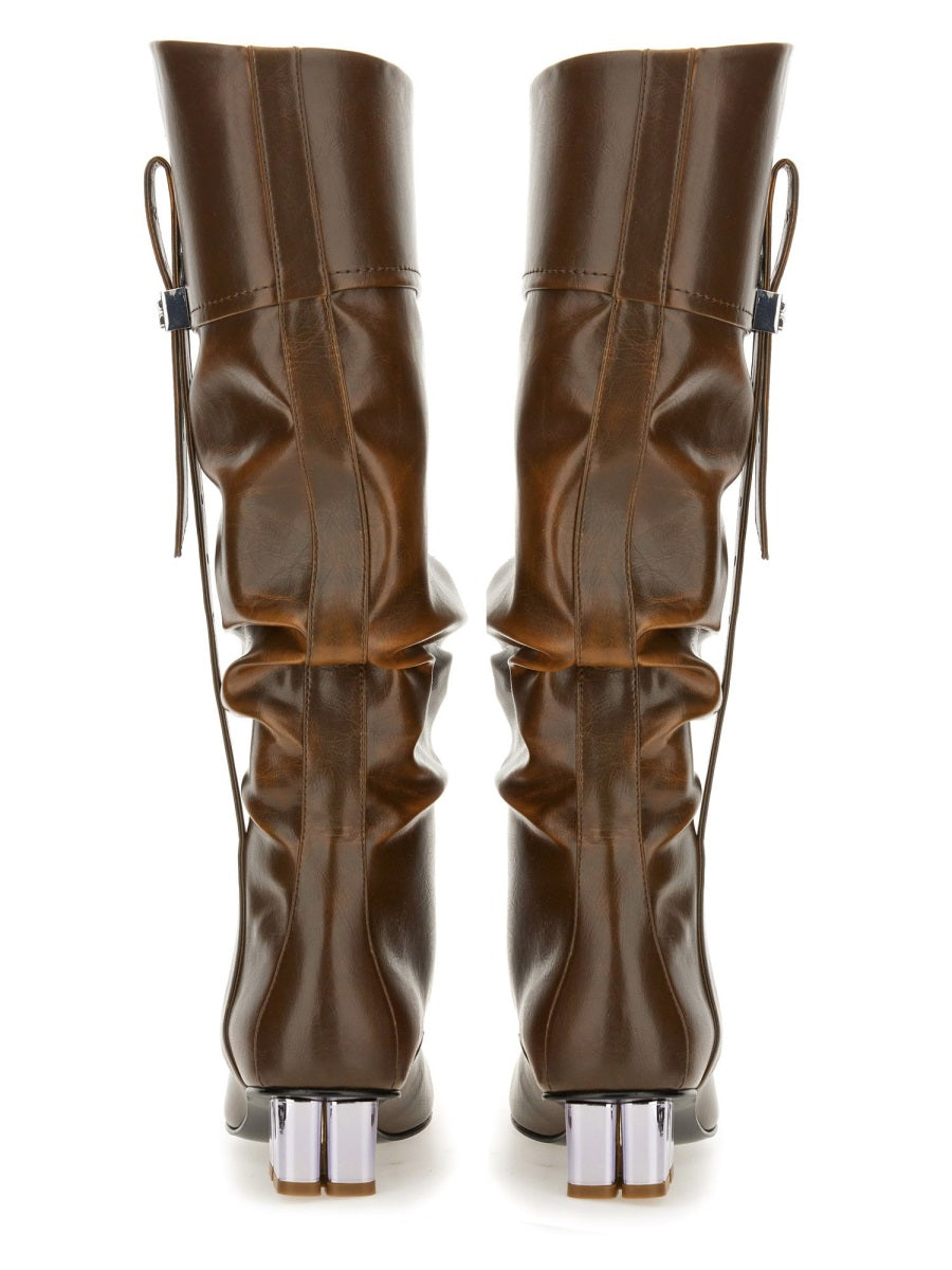 Ganni Women Slouchy Boot "Butterfly"