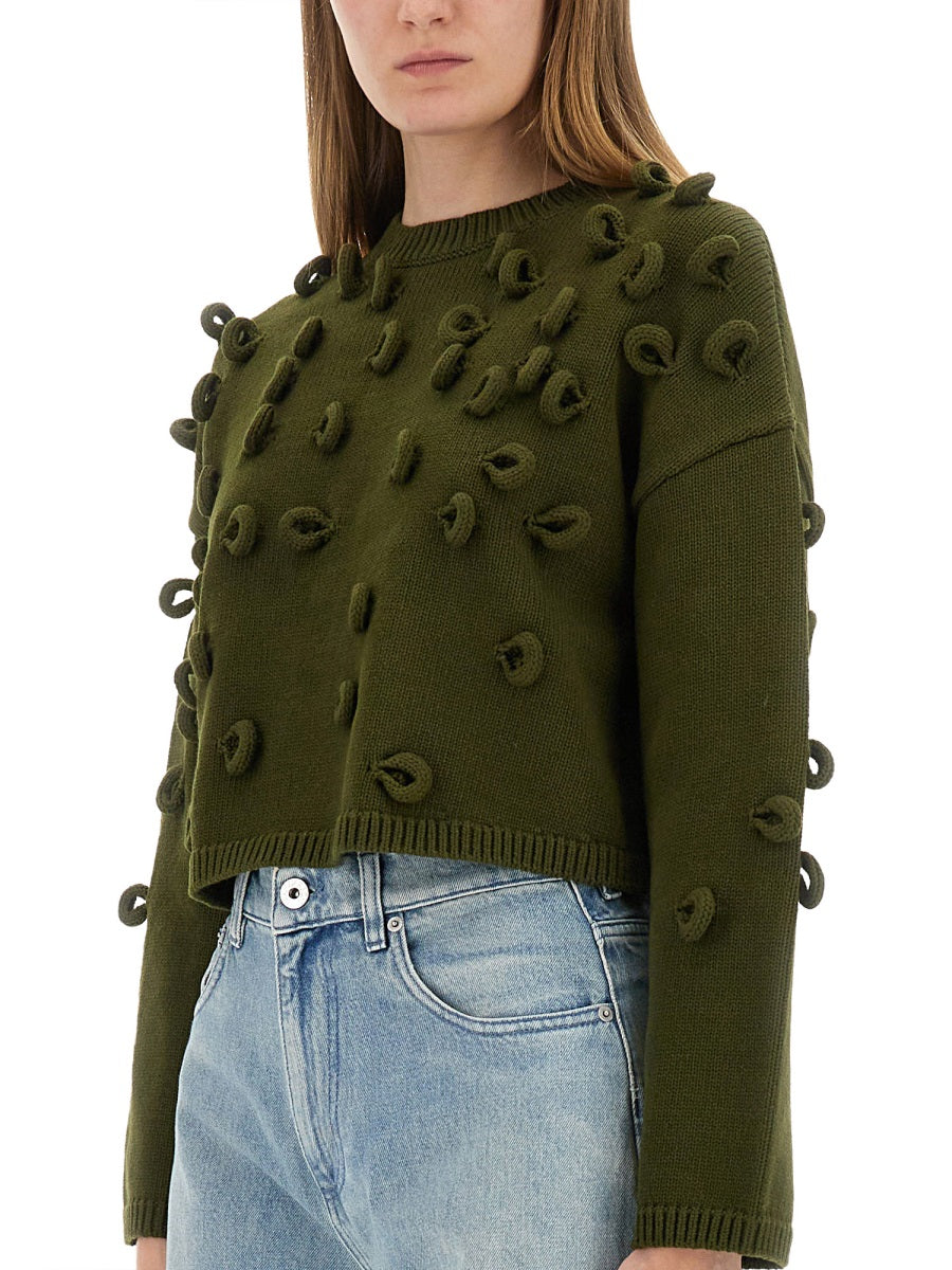 Jw Anderson Women Loop Cropped Jersey