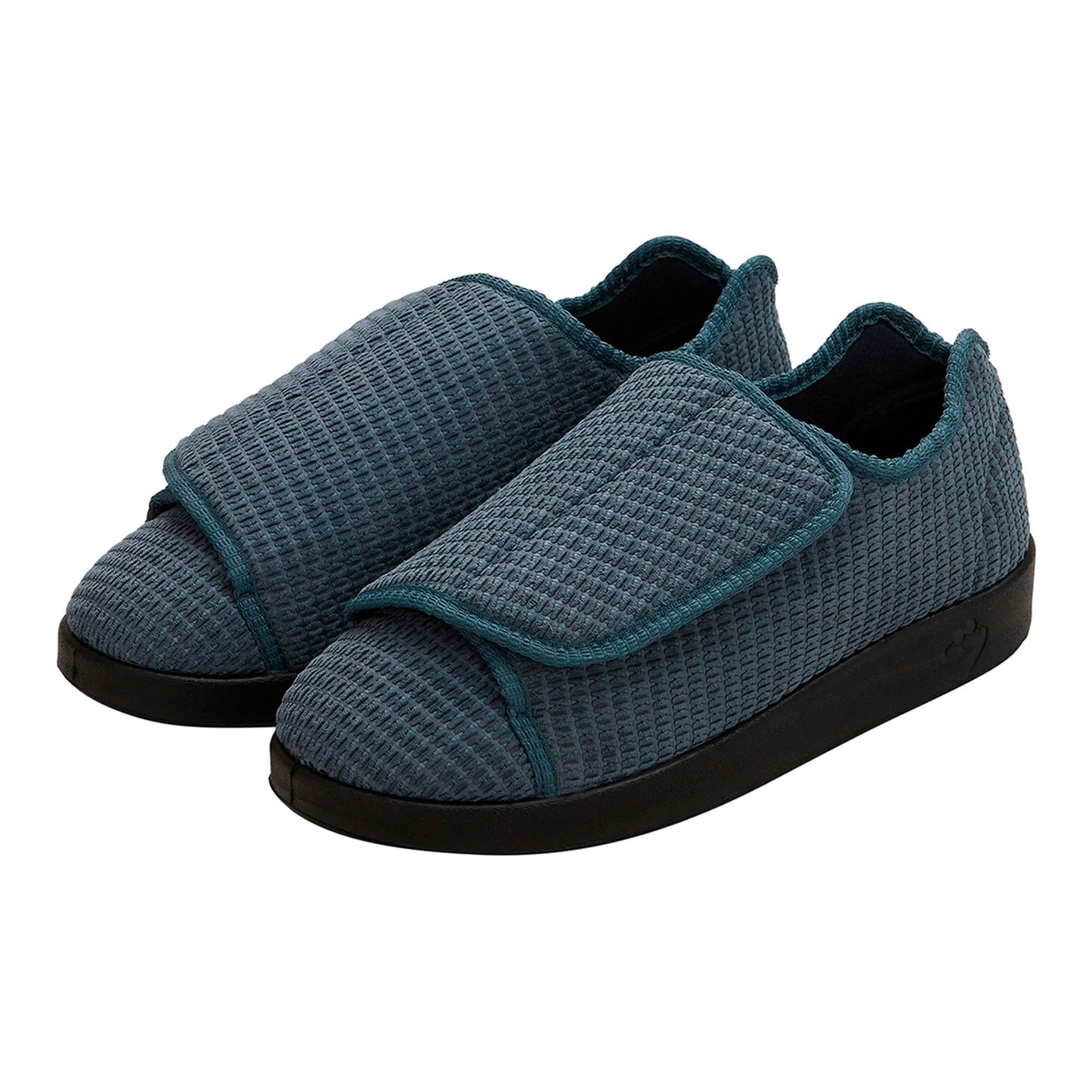 Silverts Slippers - Steel, 9 / 2X-Wide