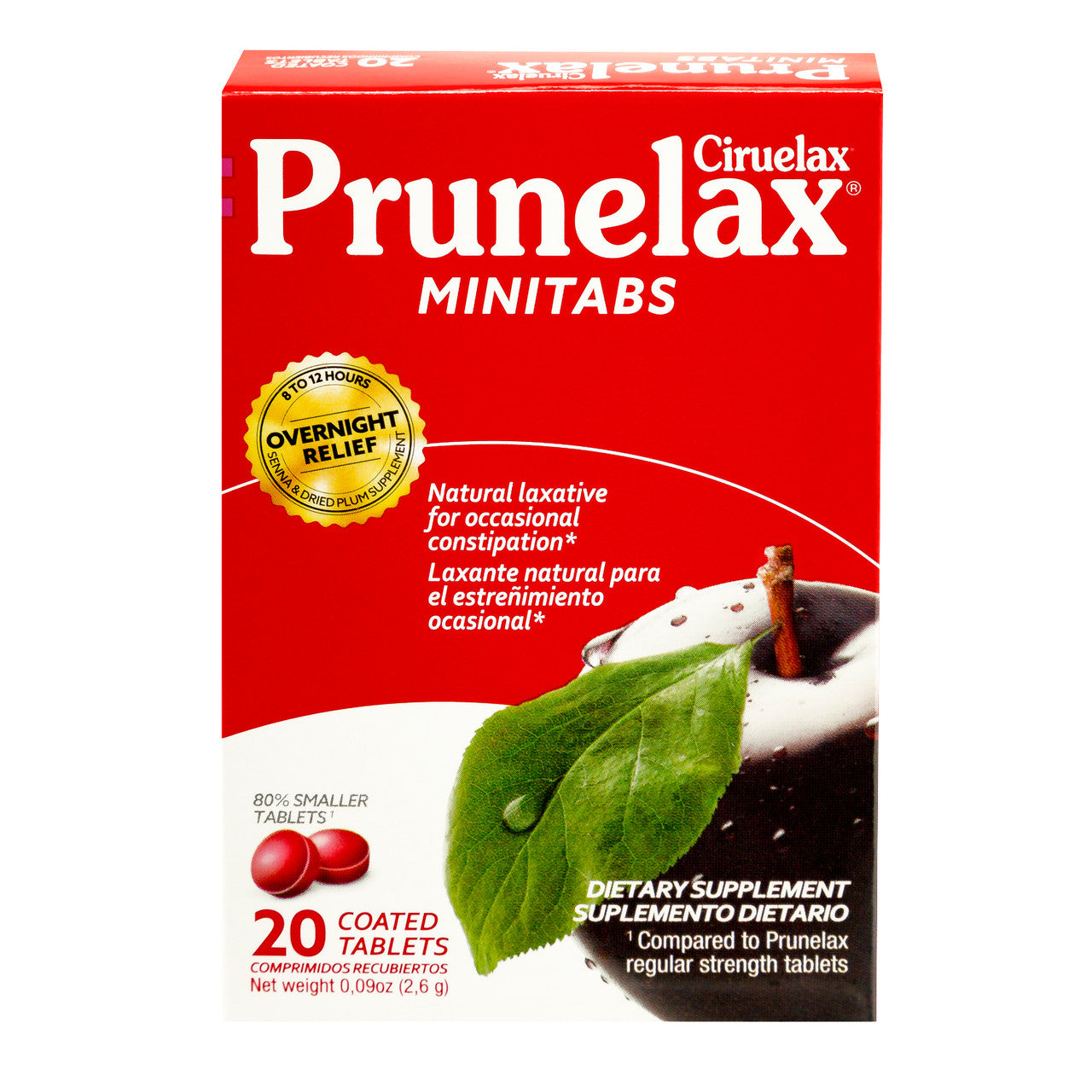 Prunelax Ciruelax Minitabs 20
