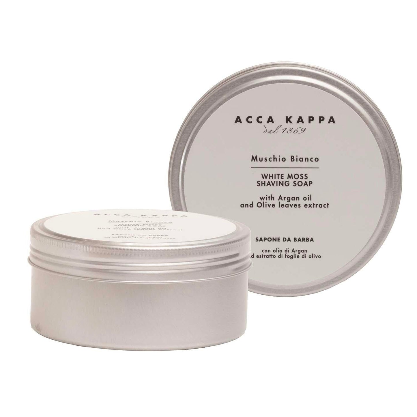 Acca Kappa Muschio Bianco White Moss Shaving Soap 8.45 oz.