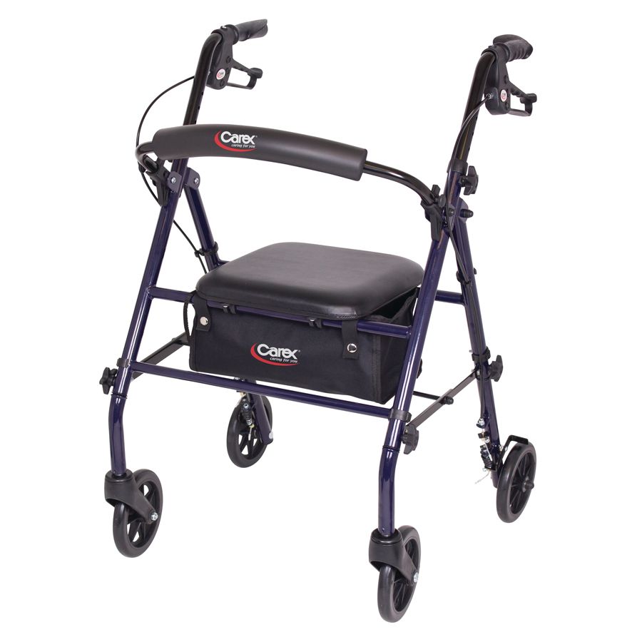 Carex Steel Rolling Walker 6″ Wheels