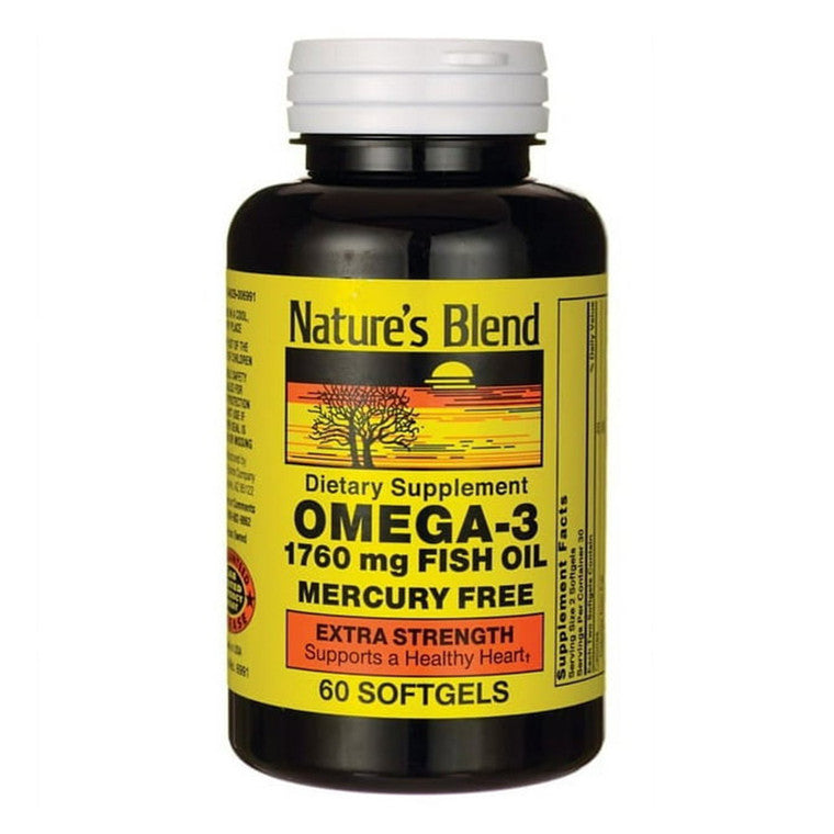 Nature's Blend Omega 3 Softgels 60 Ct