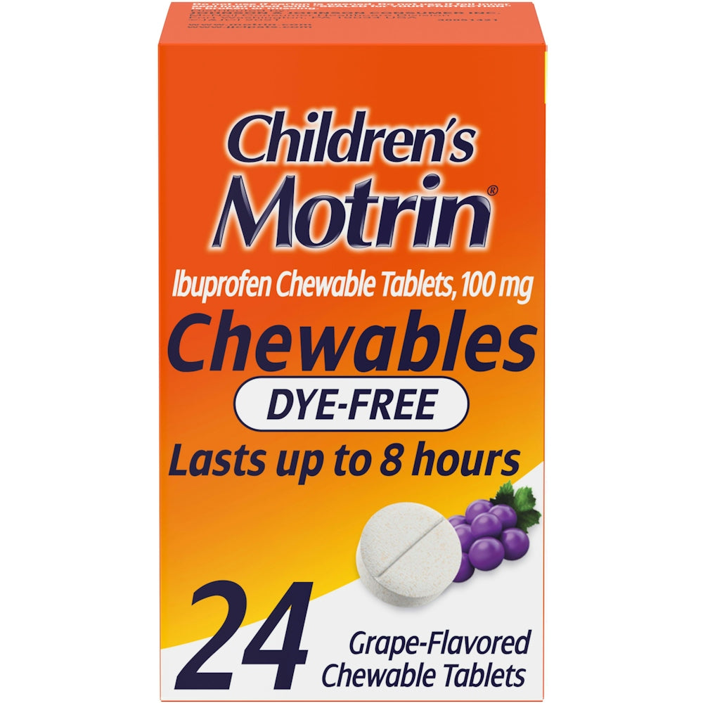 Motrin Chd Cw 100 Mg 24 Grape Df
