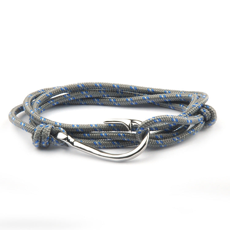 Fashion Hot Multilayer Rope Bracelet hope Anchor Sailor Anchor Bracelets For Men and Women Best Gift Hook Bracelet