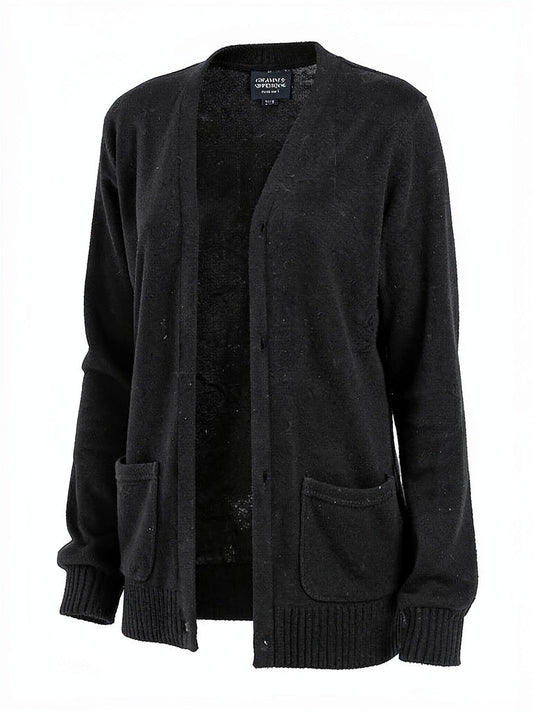 Velvet by Graham & Spencer Long Open-Front Cardigan, Size Small