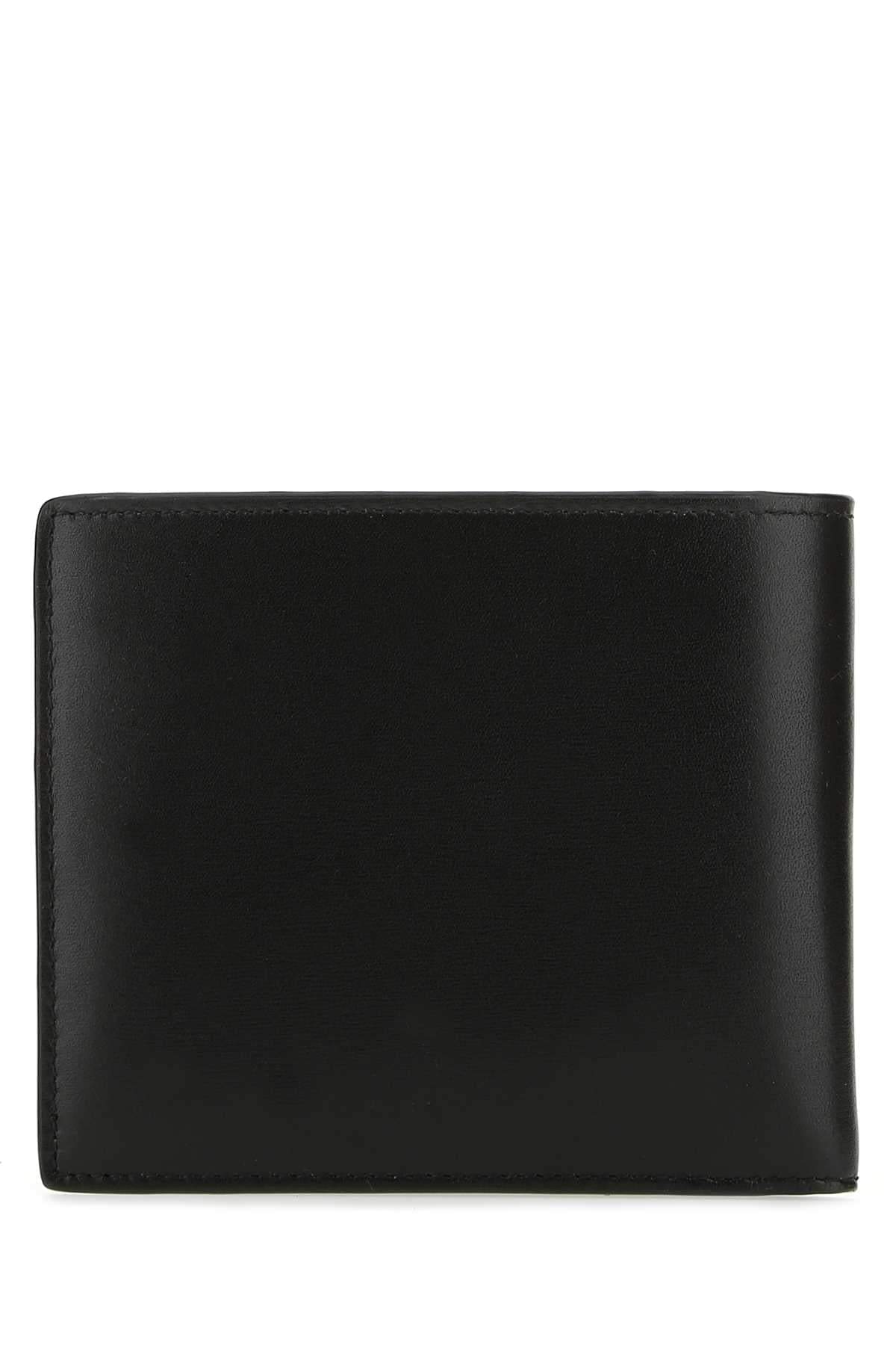 Saint Laurent Men Black Leather Wallet