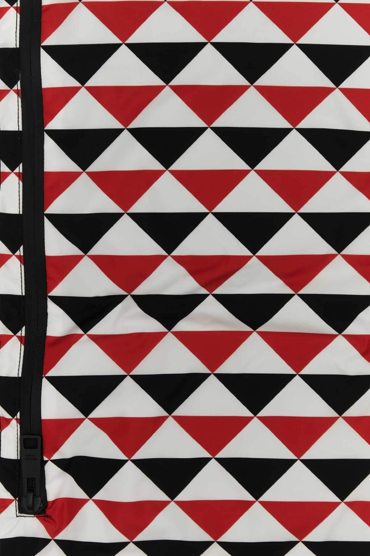 Prada Unisex Printed Re-Nylon Padded Scarf