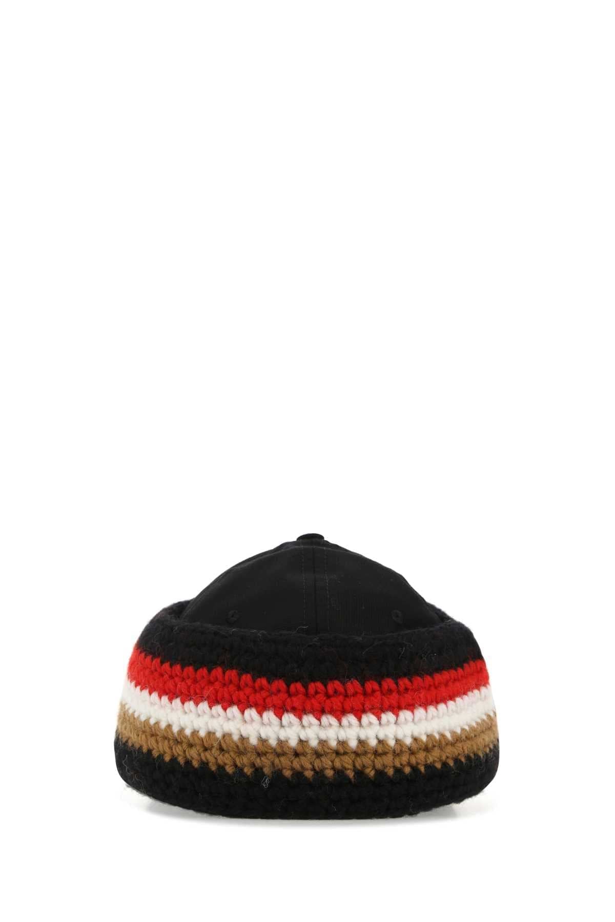 Burberry Men Black Cotton Hat