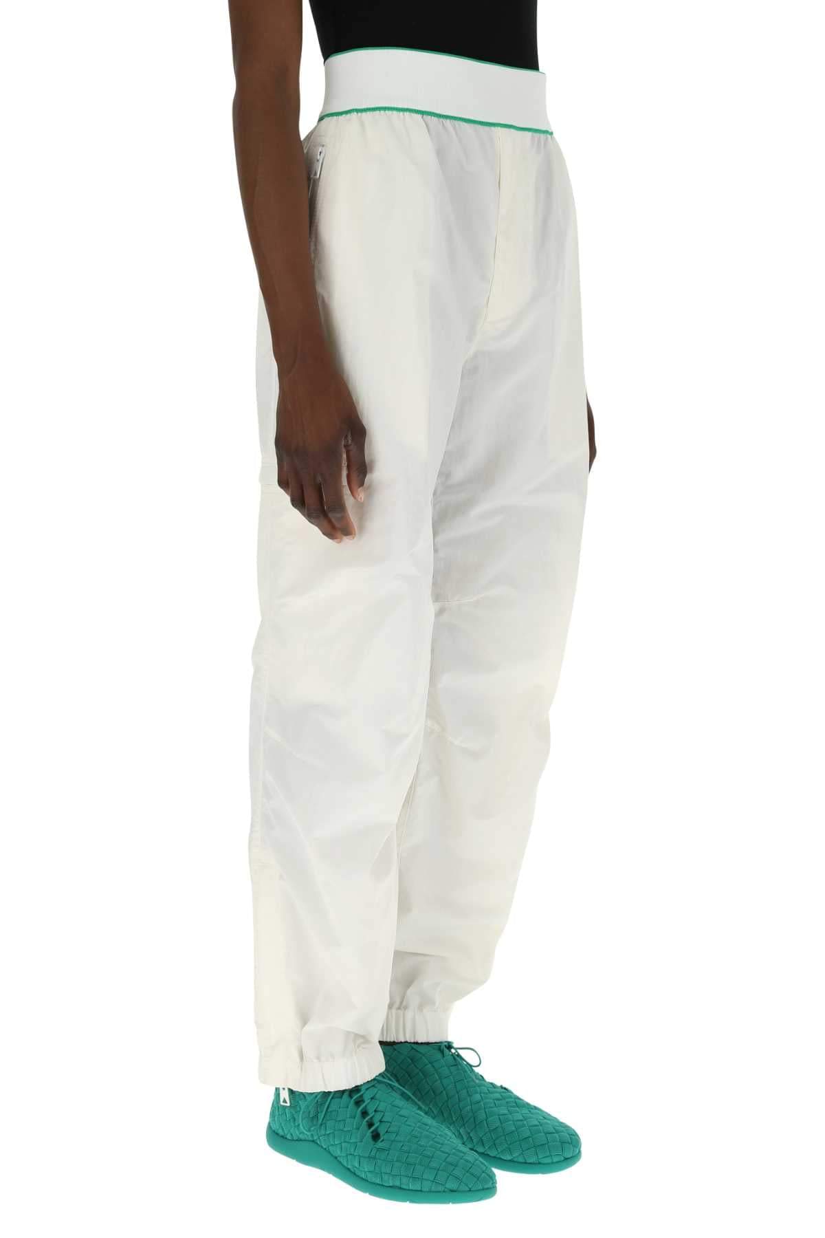 Bottega Veneta Women White Nylon Pant