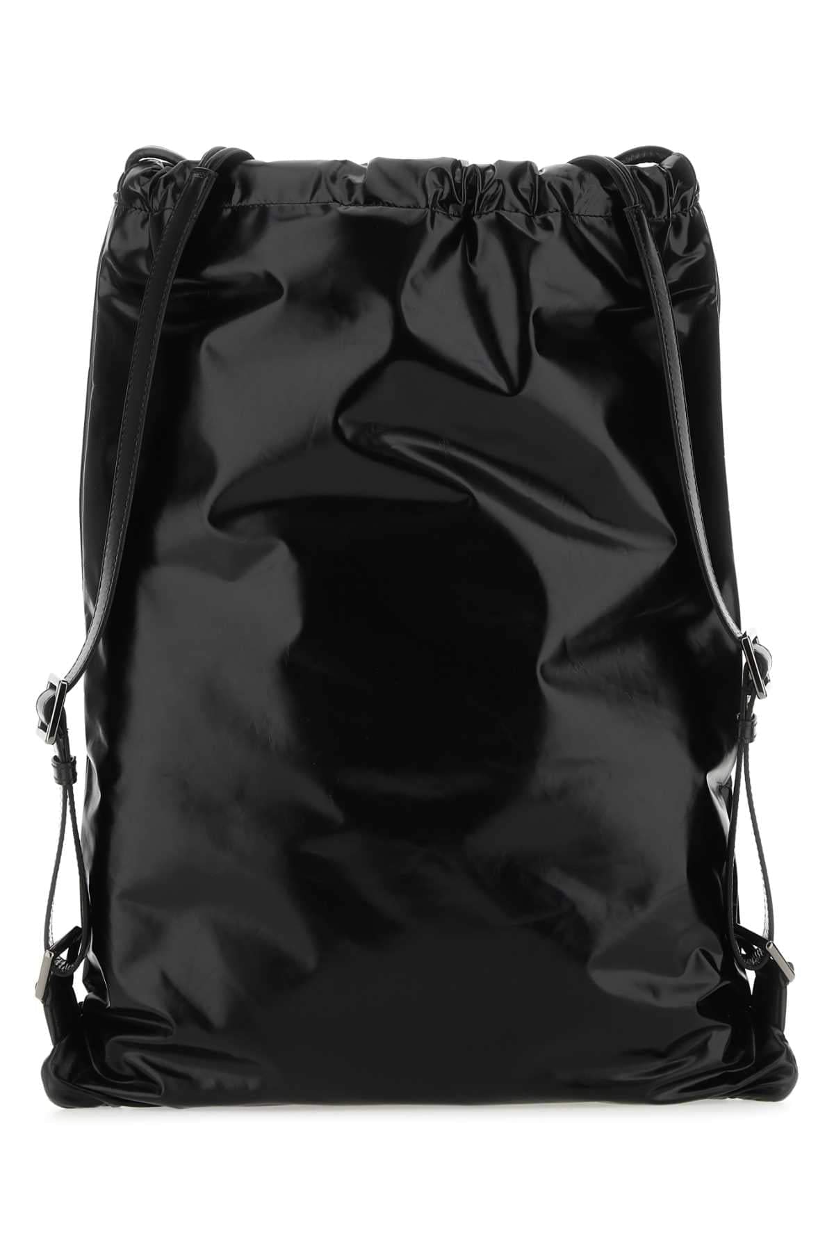 Valentino Garavani Men Black Leather Vltn Sack