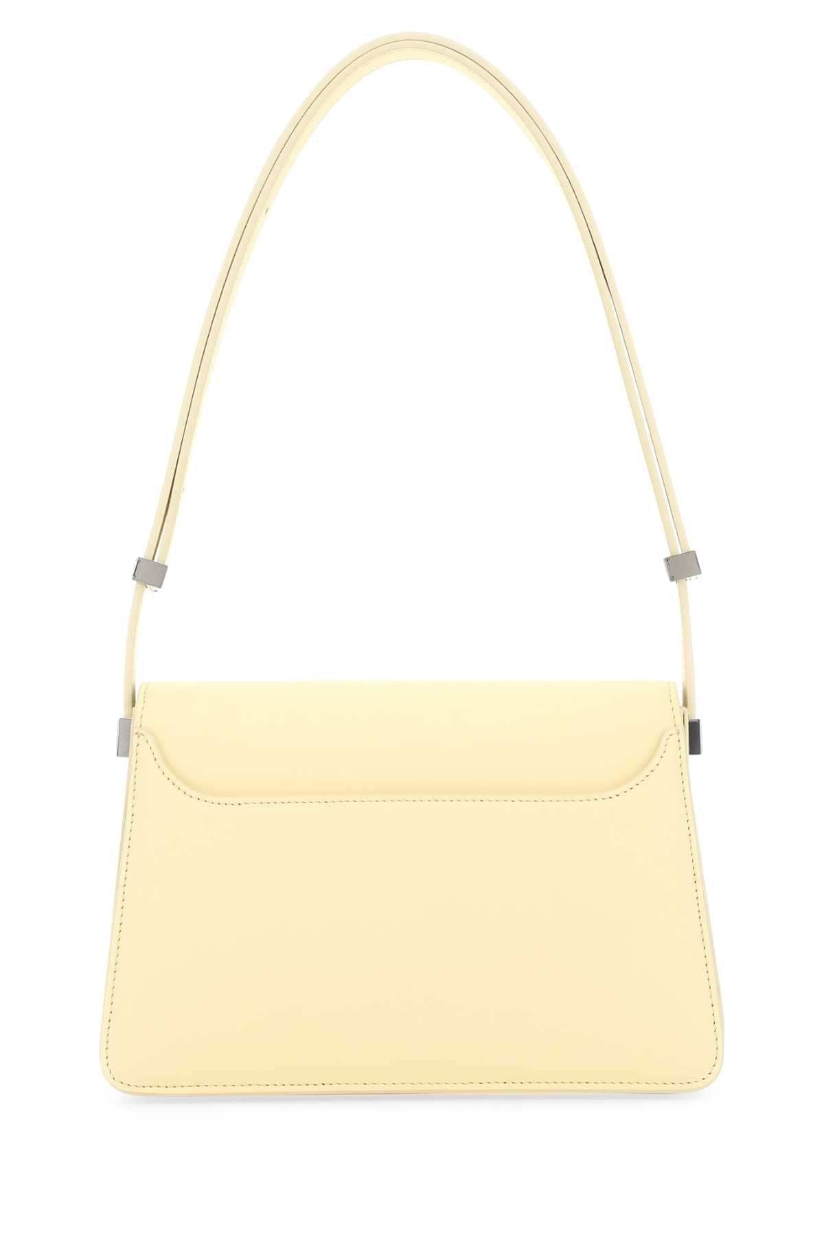 Lanvin Women Pastel Yellow Leather Concerto Shoulder Bag
