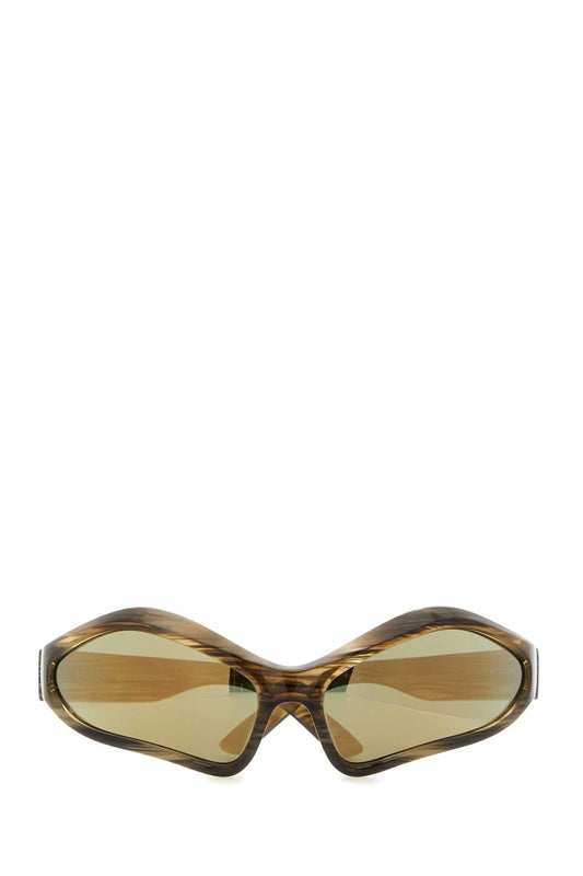 Balenciaga Men Multicolor Acetate Fennec Oval Sunglasses