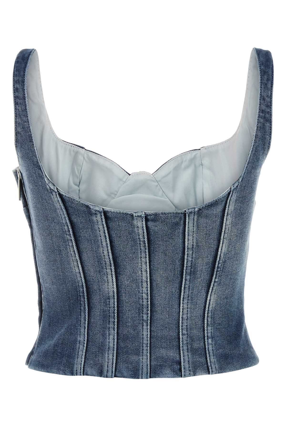 Off White Women Stretch Denim Bodice
