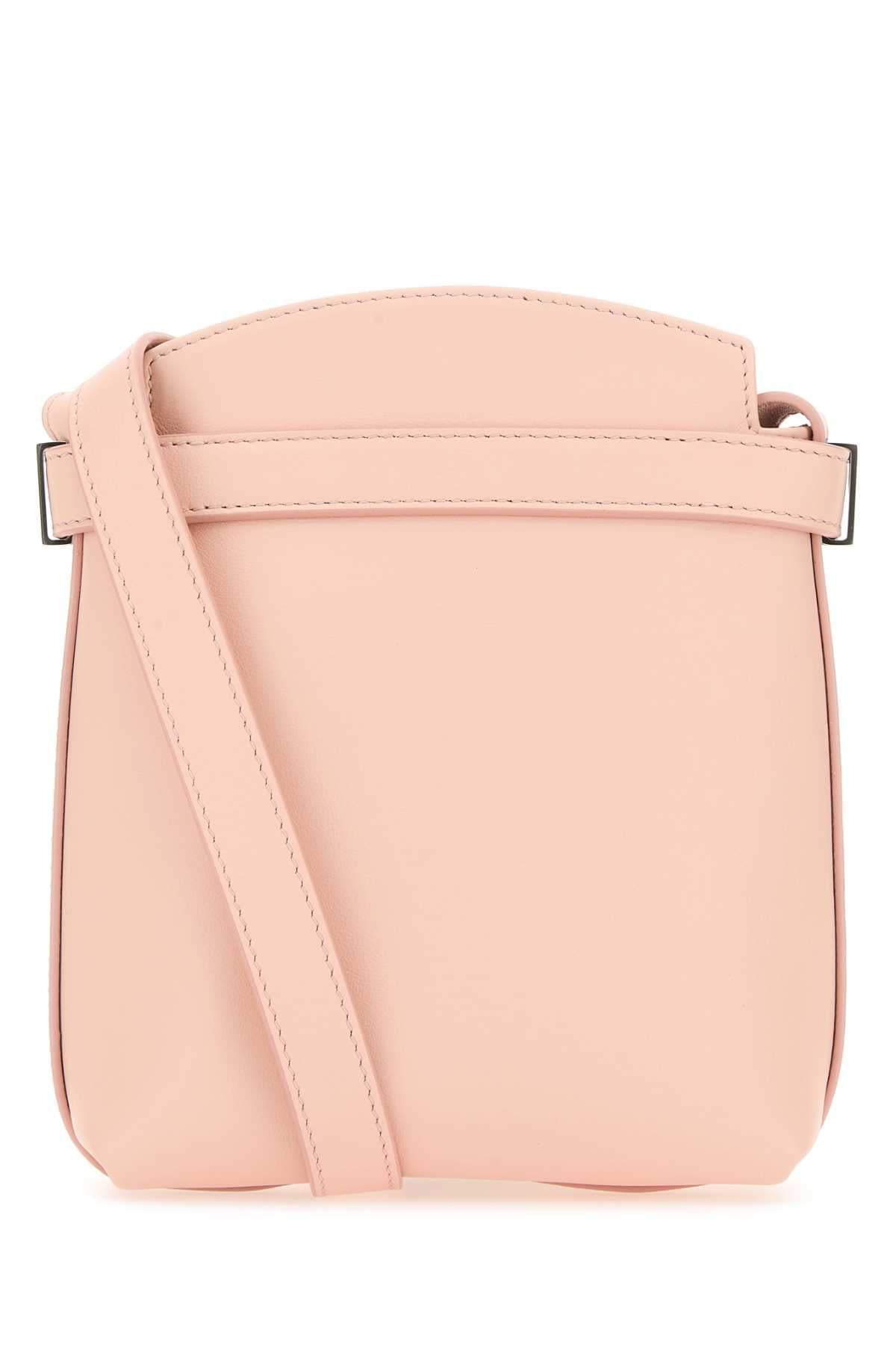 Salvatore Ferragamo Women Pastel Pink Leather Gancini Phone Case