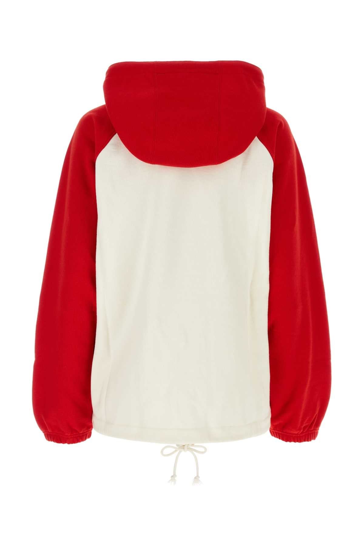 Gucci Women Two-Tone Cotton Oversize Sweatshirt
