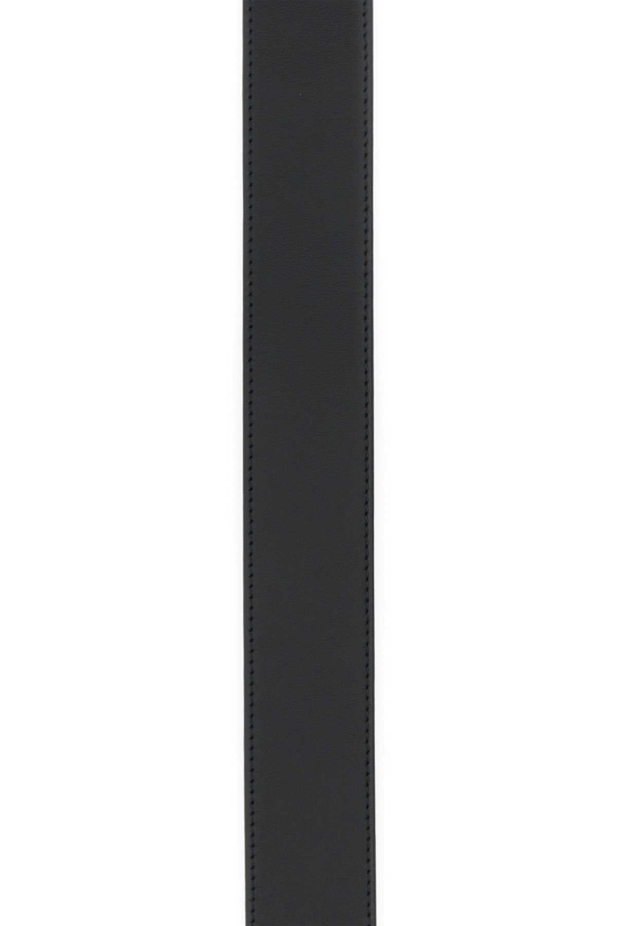 Prada Women Black Leather Belt