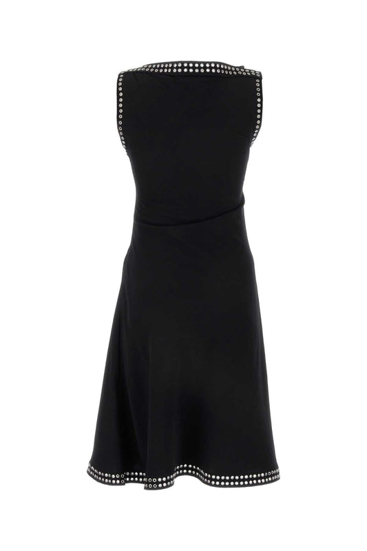 Burberry Women Black Satin Dress