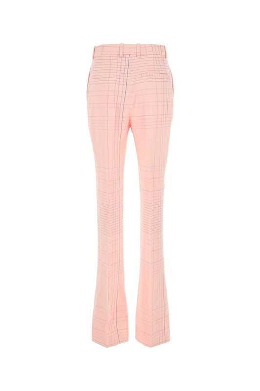 Bottega Veneta Women Pink Stretch Viscose Blend Pant