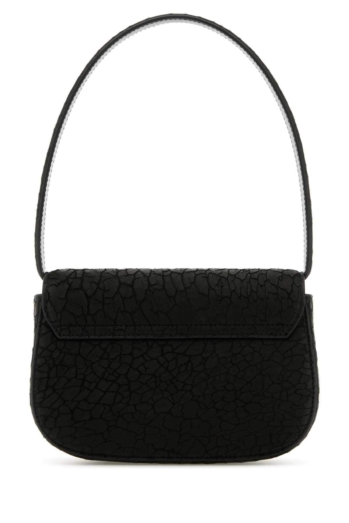 Diesel Women Black Leather 1Dr Shoulder Bag