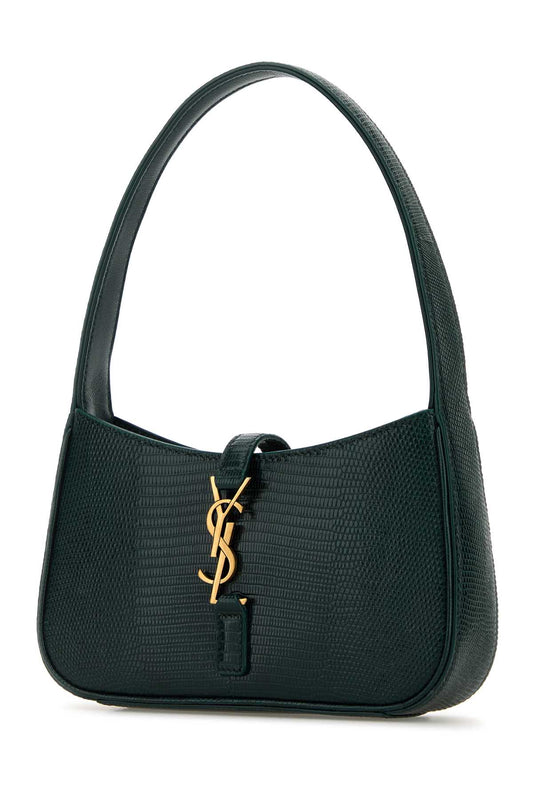 Saint Laurent Women Bottle Green Leather Mini Le 5 Ã 7 Handbag