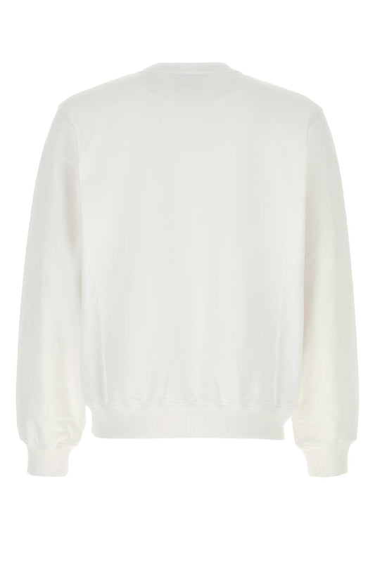 Casablanca Men White Cotton Sweatshirt