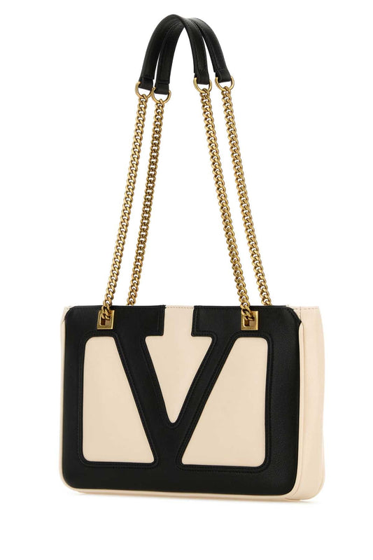 Valentino Garavani Women Ivory Nappa Leather Small Viva Superstar Shoulder