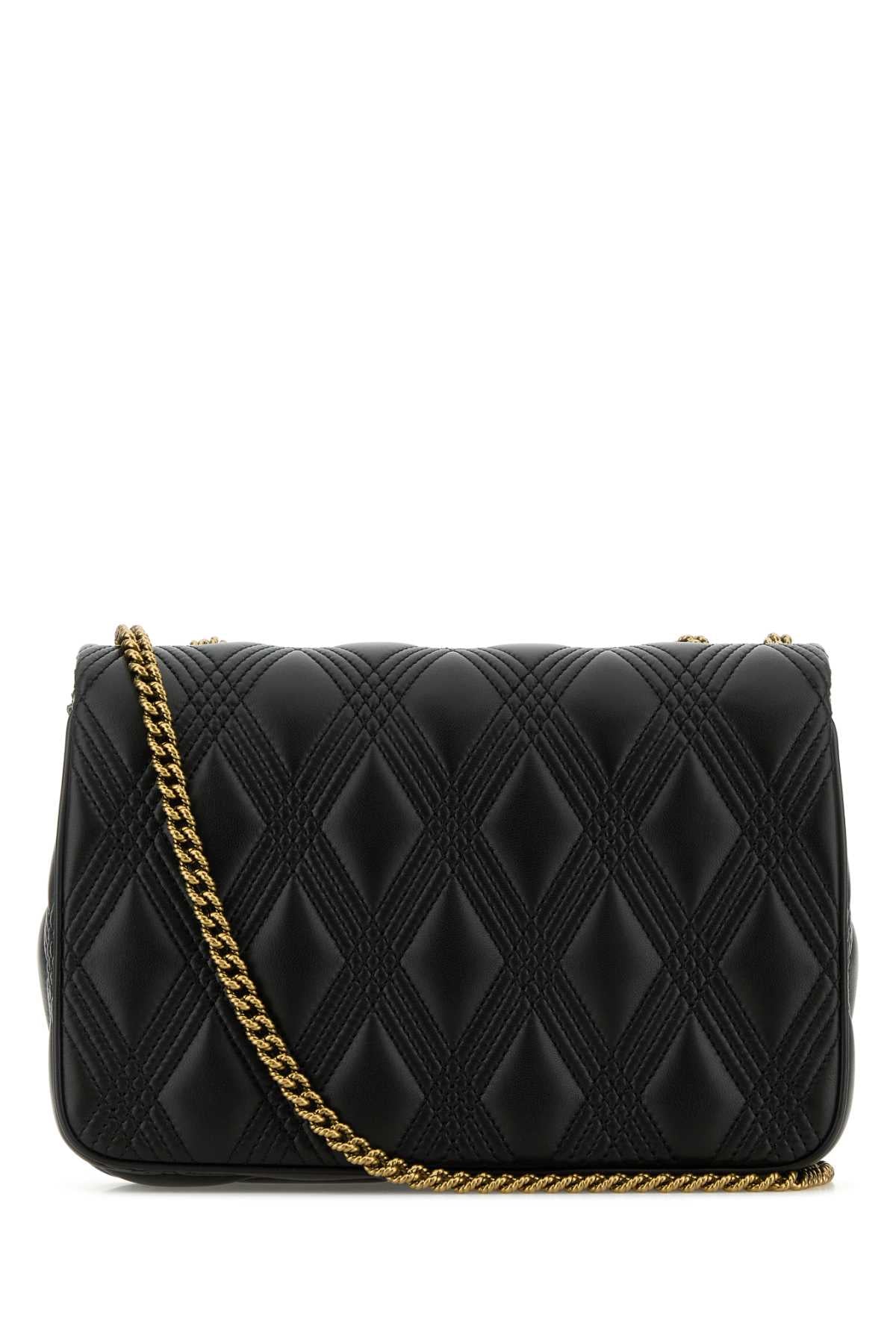 Valentino Garavani Women Black Nappa Leather Large Quiltie 67 Shoulder Bag