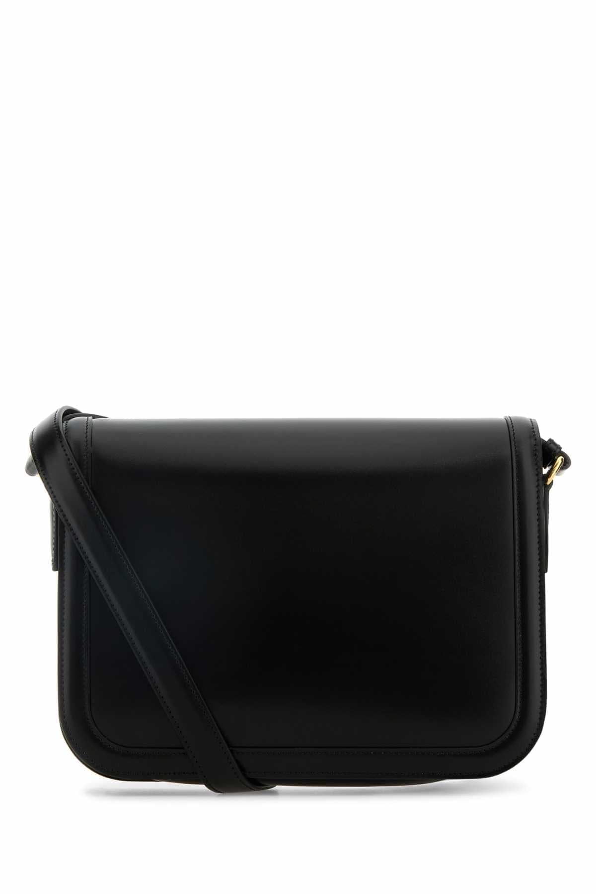 Valentino Garavani Men Black Leather 9To5 Shoulder Bag