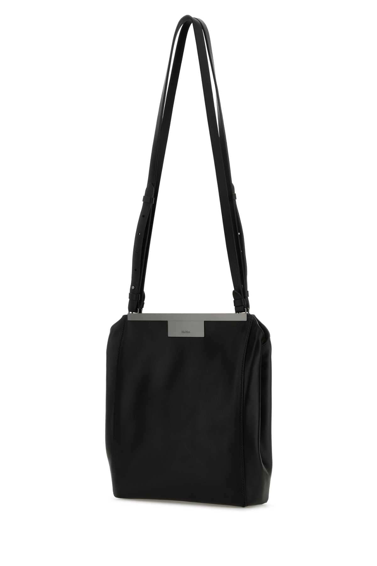 Max Mara Women Black Leather Mmsummer Shoulder Bag