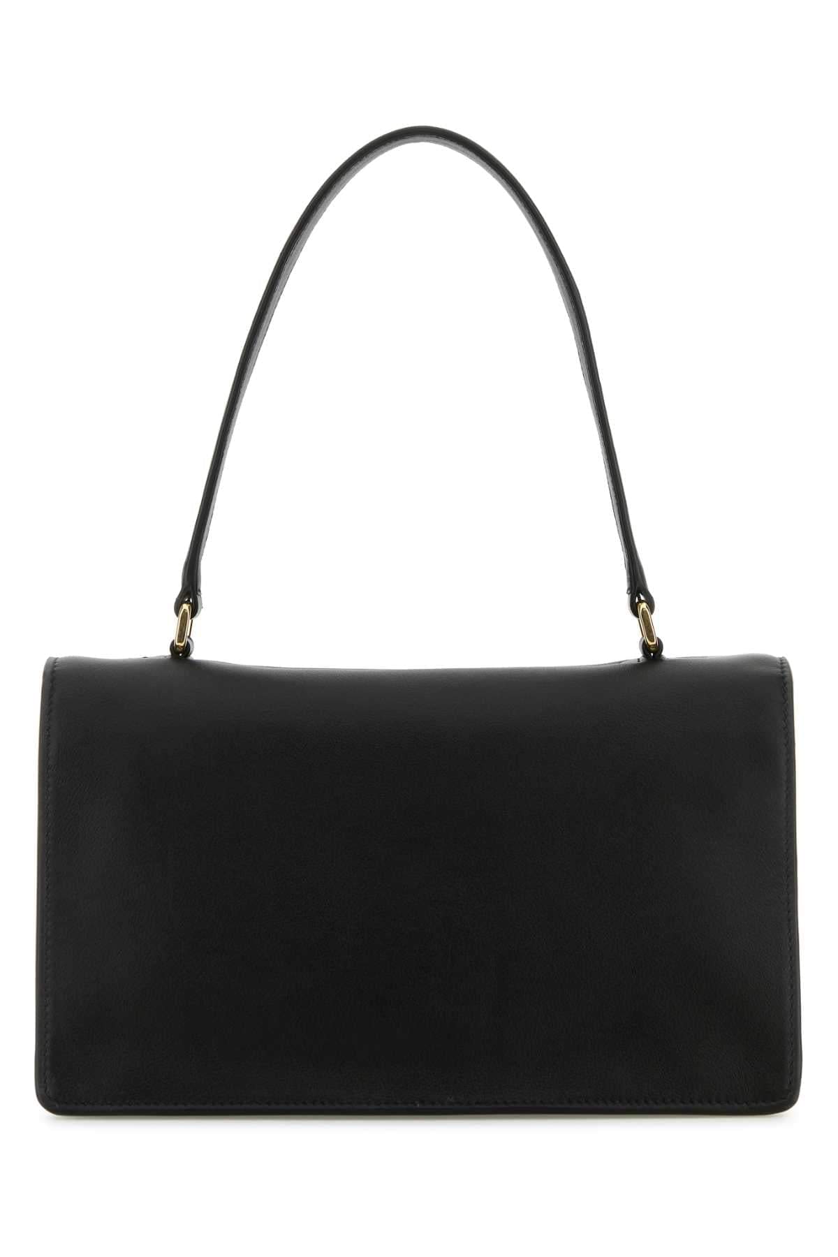 Prada Women Black Leather Handbag