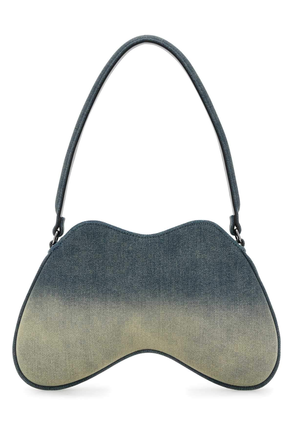 Diesel Women Denim Double-D Shoulder Bag