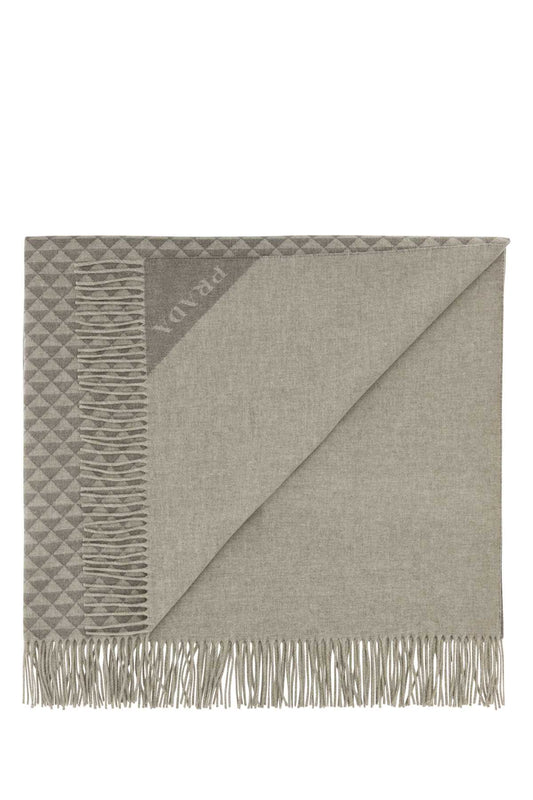 Prada Unisex Embroidered Wool Blend Symbole Double Blanket