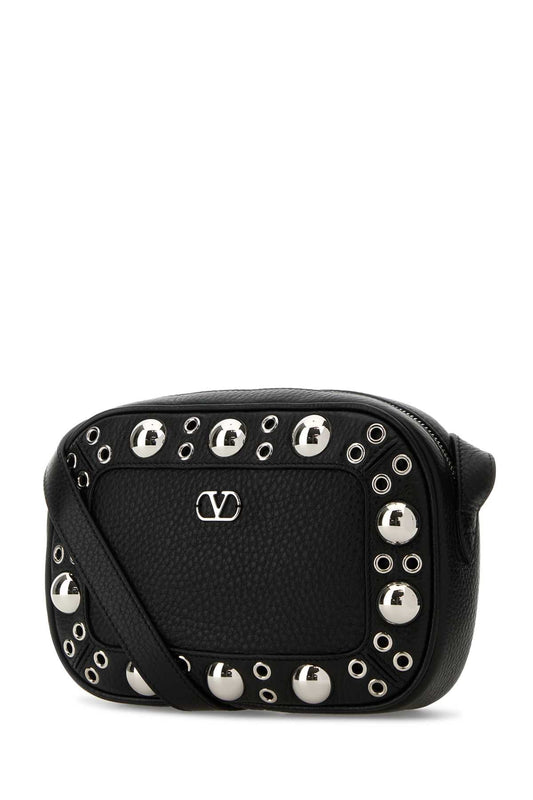 Valentino Garavani Women Black Leather Nellcã´Te Crossbody Bag