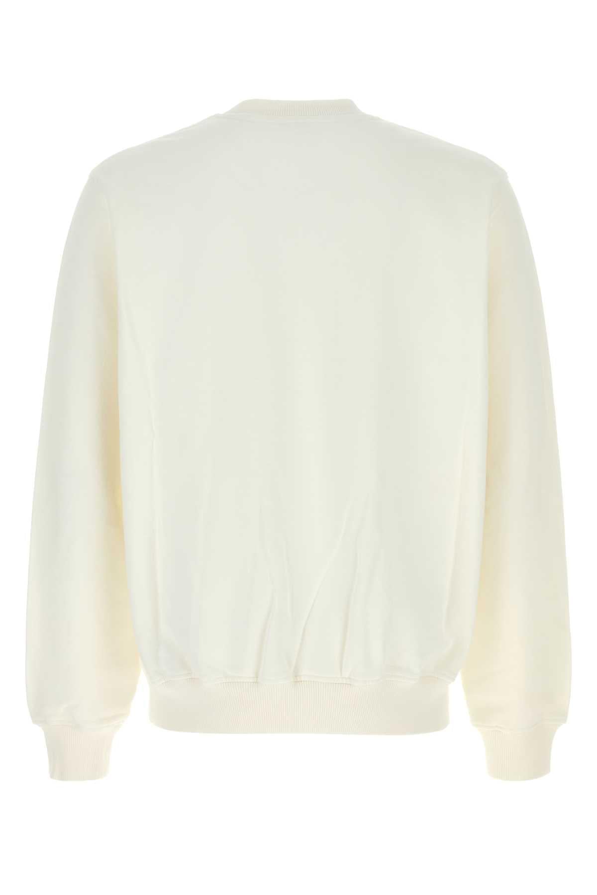 Casablanca Men White Cotton Sweatshirt