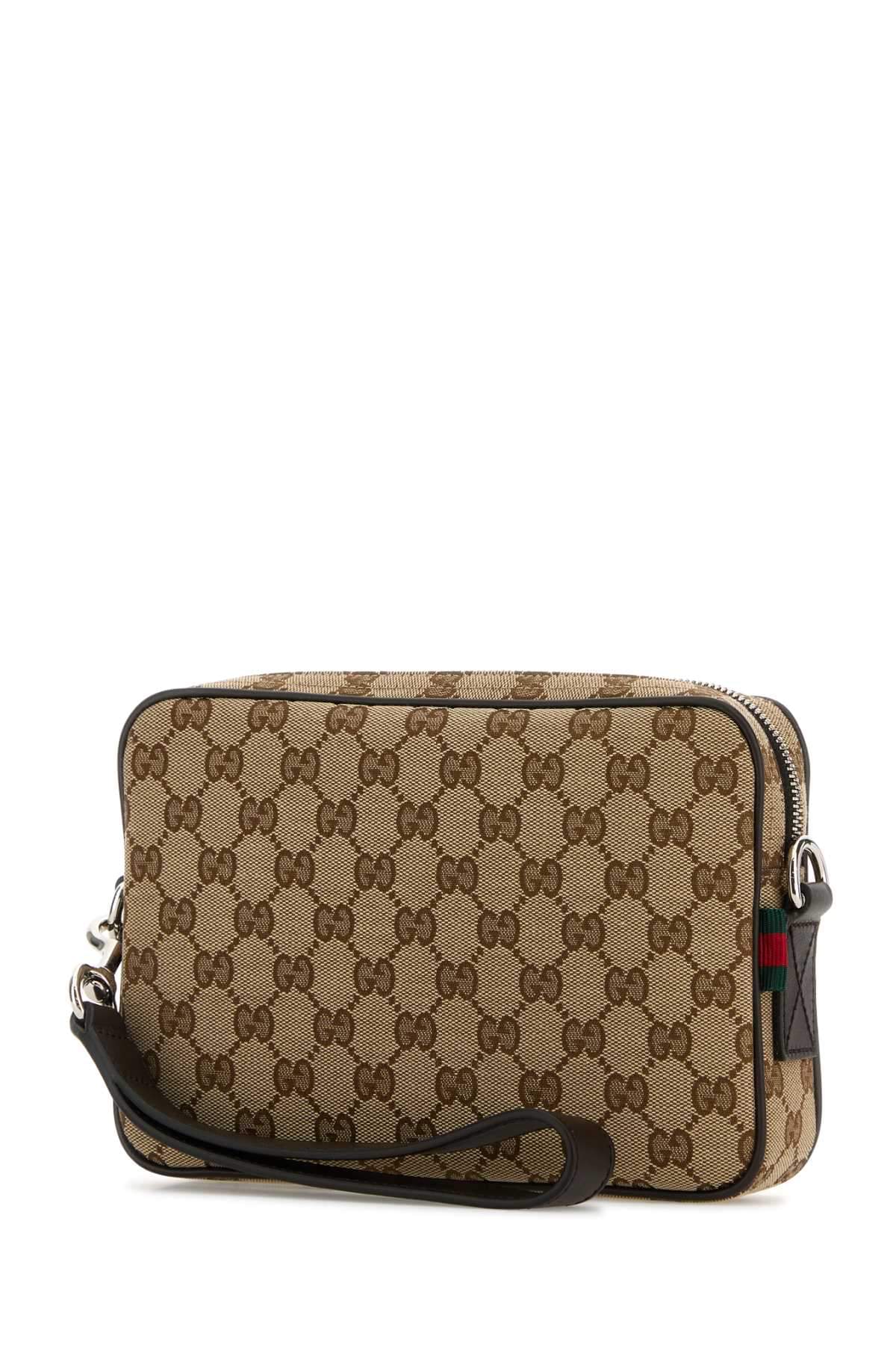 Gucci Men Gg Fabric Clutch
