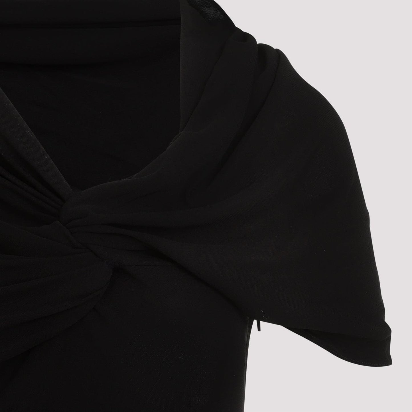 Saint Laurent Viscose Mini Dress Women