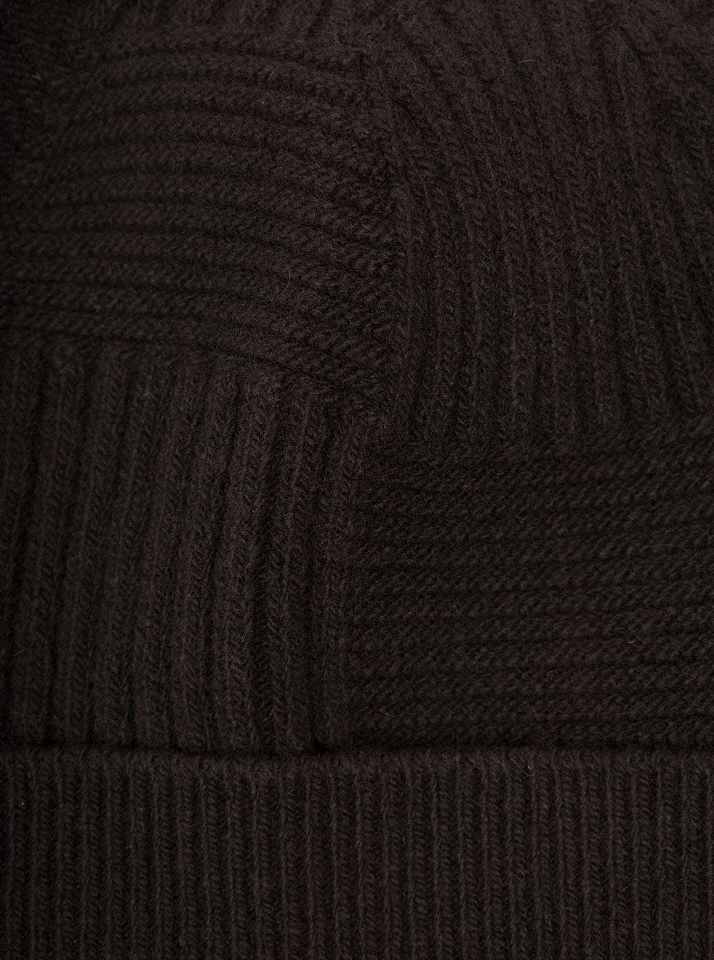 Bottega Veneta Men Bottega Veneta Brown Woven Wool Hat Man