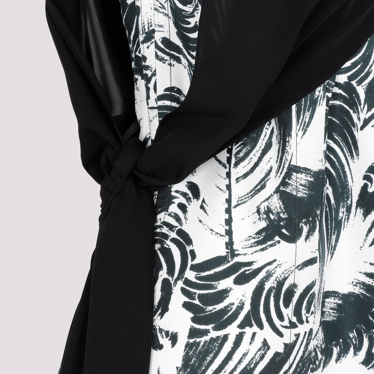 Bottega Veneta Printed Silk Long Dress Women