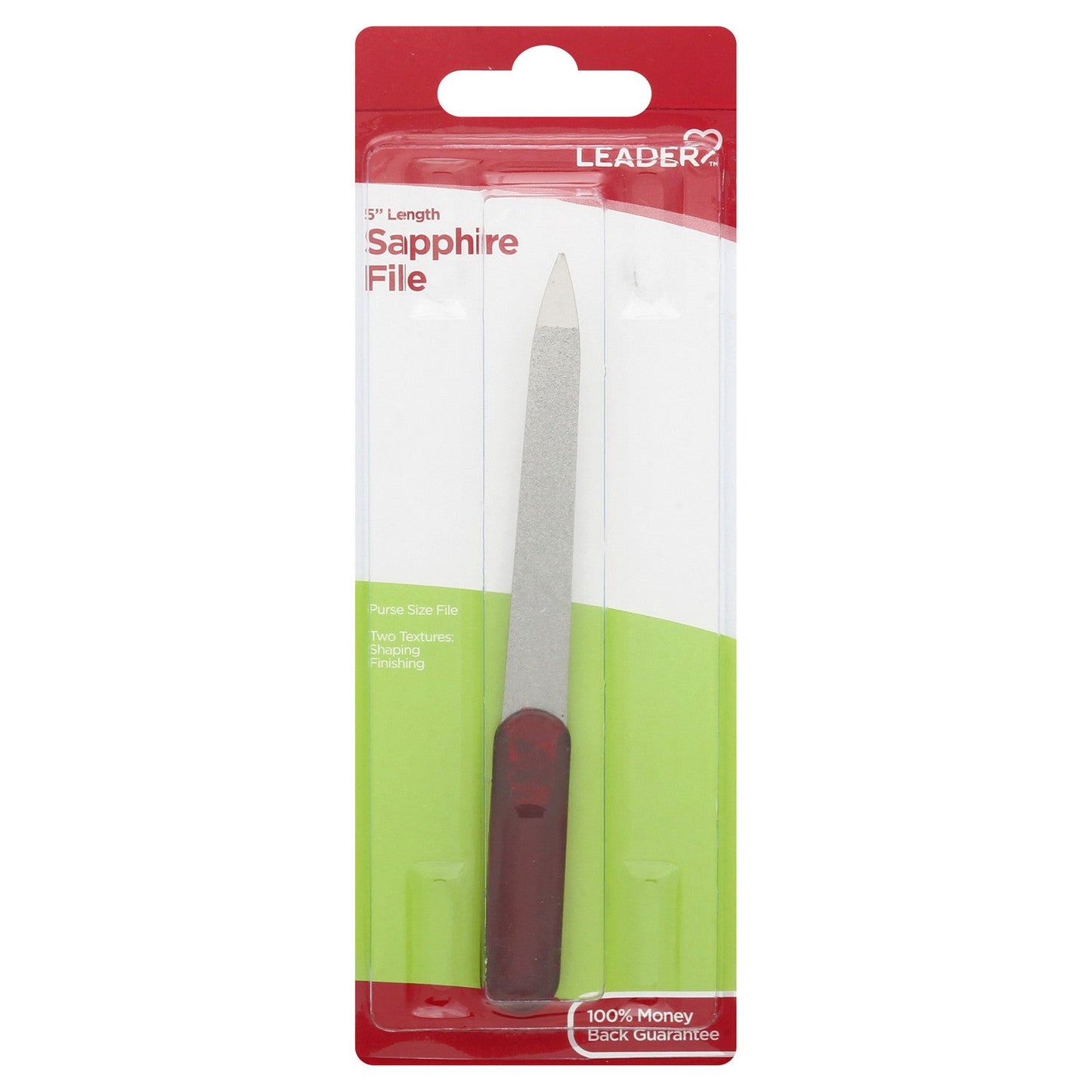 Leader Sapphire File, 5 Inch Length