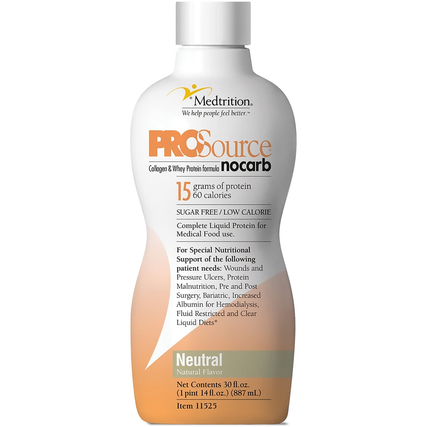 Medtrition ProSource NoCarb Liquid Collagen & Whey Protein